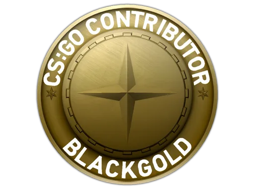 Black Gold Map Coin