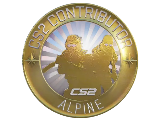 Alpine Map Coin