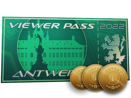 Antwerp 2022 Viewer Pass + 3 Souvenir Tokens