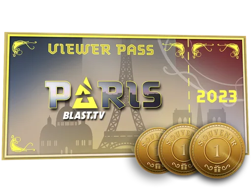 Paris 2023 Viewer Pass + 3 Souvenir Tokens