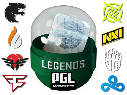 Antwerp 2022 Legends Sticker Capsule