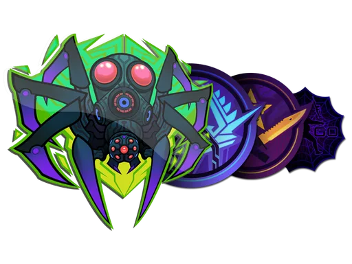 Shattered Web Sticker Collection