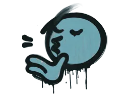 Sealed Graffiti | Chef Kiss (Wire Blue)