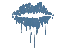 Sealed Graffiti | Kiss (Monarch Blue)
