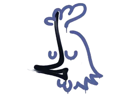 Sealed Graffiti | Recoil AK-47 (SWAT Blue)