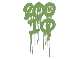Sealed Graffiti | 200 IQ (Battle Green)