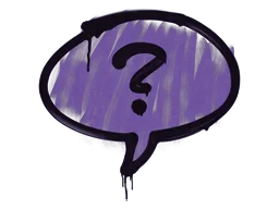 Sealed Graffiti | Question Mark (Monster Purple)