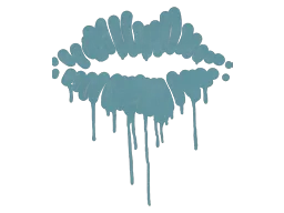 Sealed Graffiti | Kiss (Wire Blue)