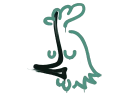 Sealed Graffiti | Recoil AK-47 (Frog Green)