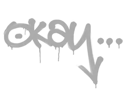 Sealed Graffiti | Okay (Shark White)
