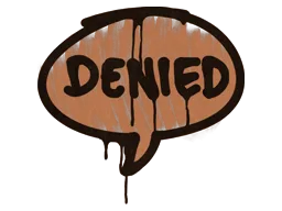 Sealed Graffiti | Denied (Tiger Orange)