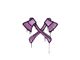 Sealed Graffiti | X-Axes (Bazooka Pink)