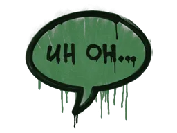 Sealed Graffiti | Uh Oh (Jungle Green)