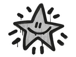 Sealed Graffiti | Shining Star (Shark White)