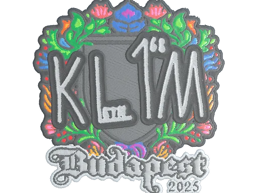 Sticker | kl1m (Embroidered) | Budapest 2025