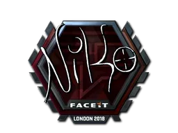 Sticker | NiKo (Foil) | London 2018