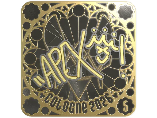 Sticker | apEX (Gold, Ranked) | Cologne 2026