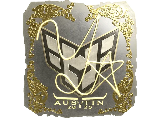 Sticker | yxngstxr (Gold) | Austin 2025