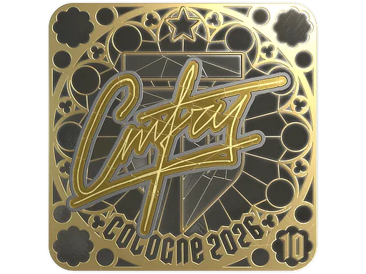 Sticker | cmtry (Gold, Ranked) | Cologne 2026
