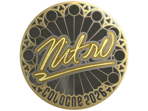 Sticker | nitr0 (Gold) | Cologne 2026