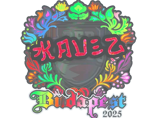 Sticker | kauez (Holo) | Budapest 2025