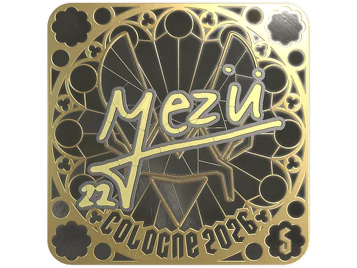 Sticker | mezii (Gold, Ranked) | Cologne 2026