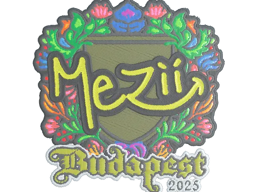 Sticker | mezii (Embroidered) | Budapest 2025