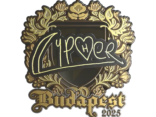 Sticker | Cypher (Gold) | Budapest 2025