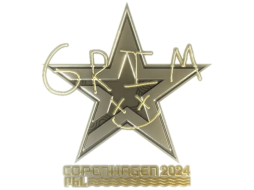 Sticker | Grim (Gold) | Copenhagen 2024