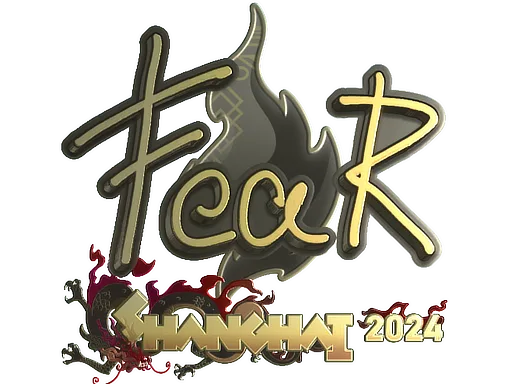 Sticker | fEAR (Gold) | Shanghai 2024
