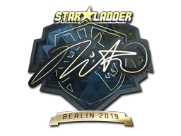 Sticker | nitr0 (Gold) | Berlin 2019
