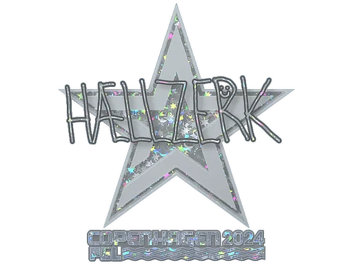 Sticker | hallzerk (Glitter) | Copenhagen 2024