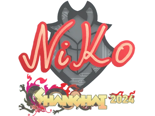 Sticker | NiKo | Shanghai 2024