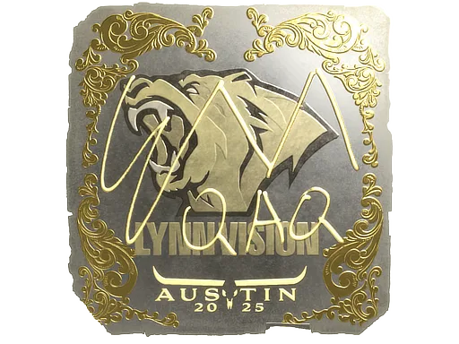 Sticker | EmiliaQAQ (Gold) | Austin 2025