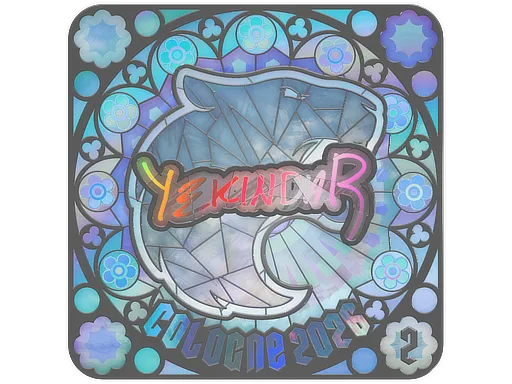 Sticker | YEKINDAR (Holo, Ranked) | Cologne 2026