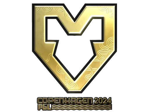 Sticker | MOUZ (Gold) | Copenhagen 2024