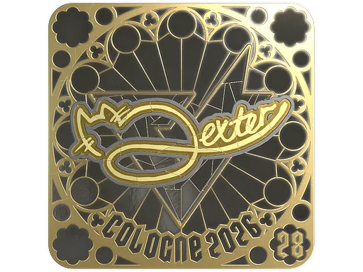 Sticker | dexter (Gold, Ranked) | Cologne 2026