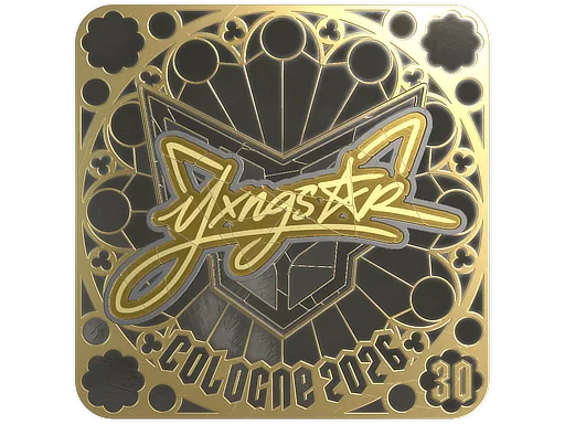 Sticker | yxngstxr (Gold, Ranked) | Cologne 2026