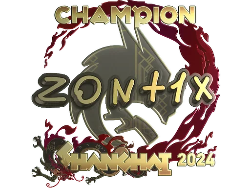 Sticker | zont1x (Gold, Champion) | Shanghai 2024