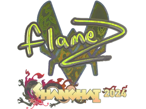 Sticker | FlameZ (Holo) | Shanghai 2024