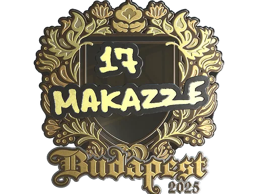 Sticker | makazze (Gold) | Budapest 2025