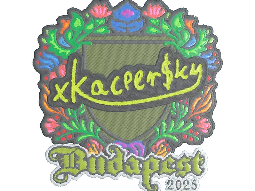 Sticker | xKacpersky (Embroidered) | Budapest 2025