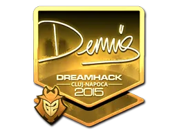 Sticker | dennis (Gold) | Cluj-Napoca 2015