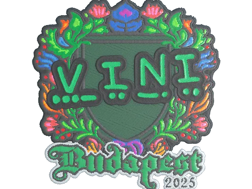 Sticker | VINI (Embroidered) | Budapest 2025