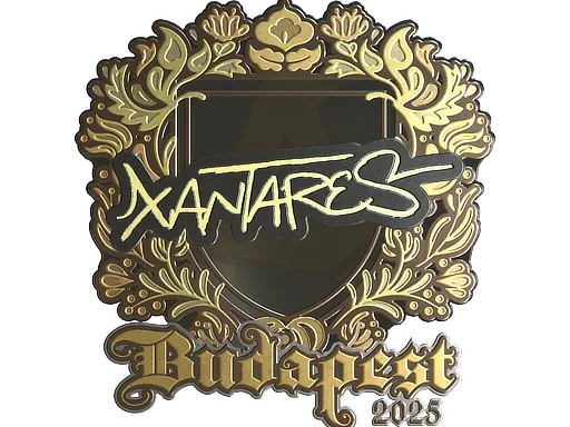 Sticker | XANTARES (Gold) | Budapest 2025