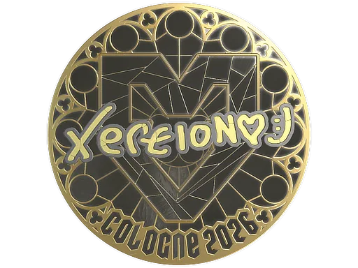 Sticker | xertioN (Gold) | Cologne 2026