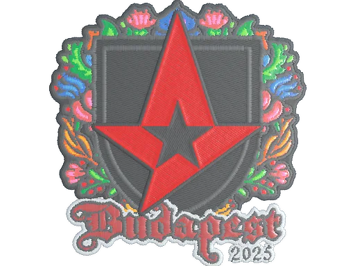 Sticker | Astralis (Embroidered) | Budapest 2025