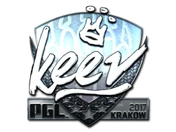 Sticker | keev (Foil) | Krakow 2017
