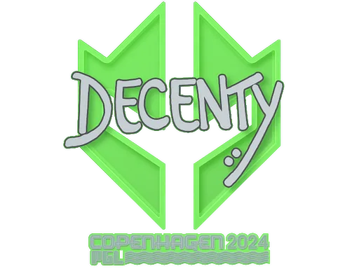 Sticker | decenty | Copenhagen 2024