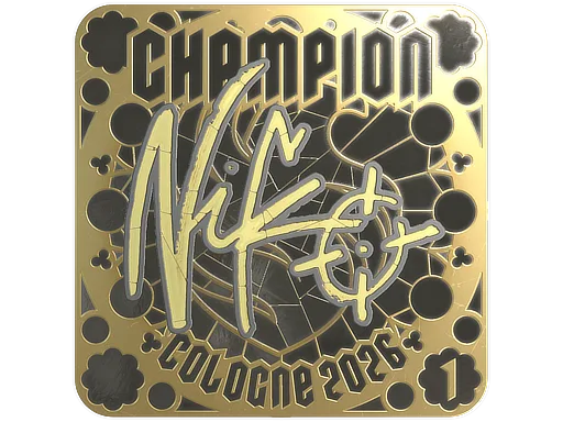 Sticker | NiKo (Gold, Ranked) | Cologne 2026